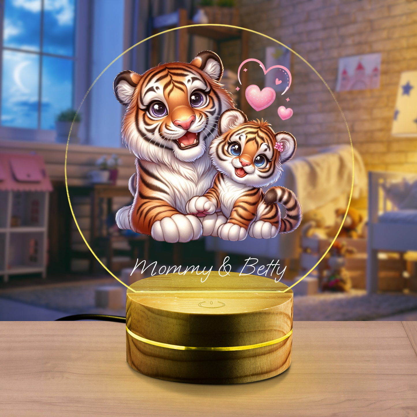 Mommy & Baby - Personalized Night Lamp