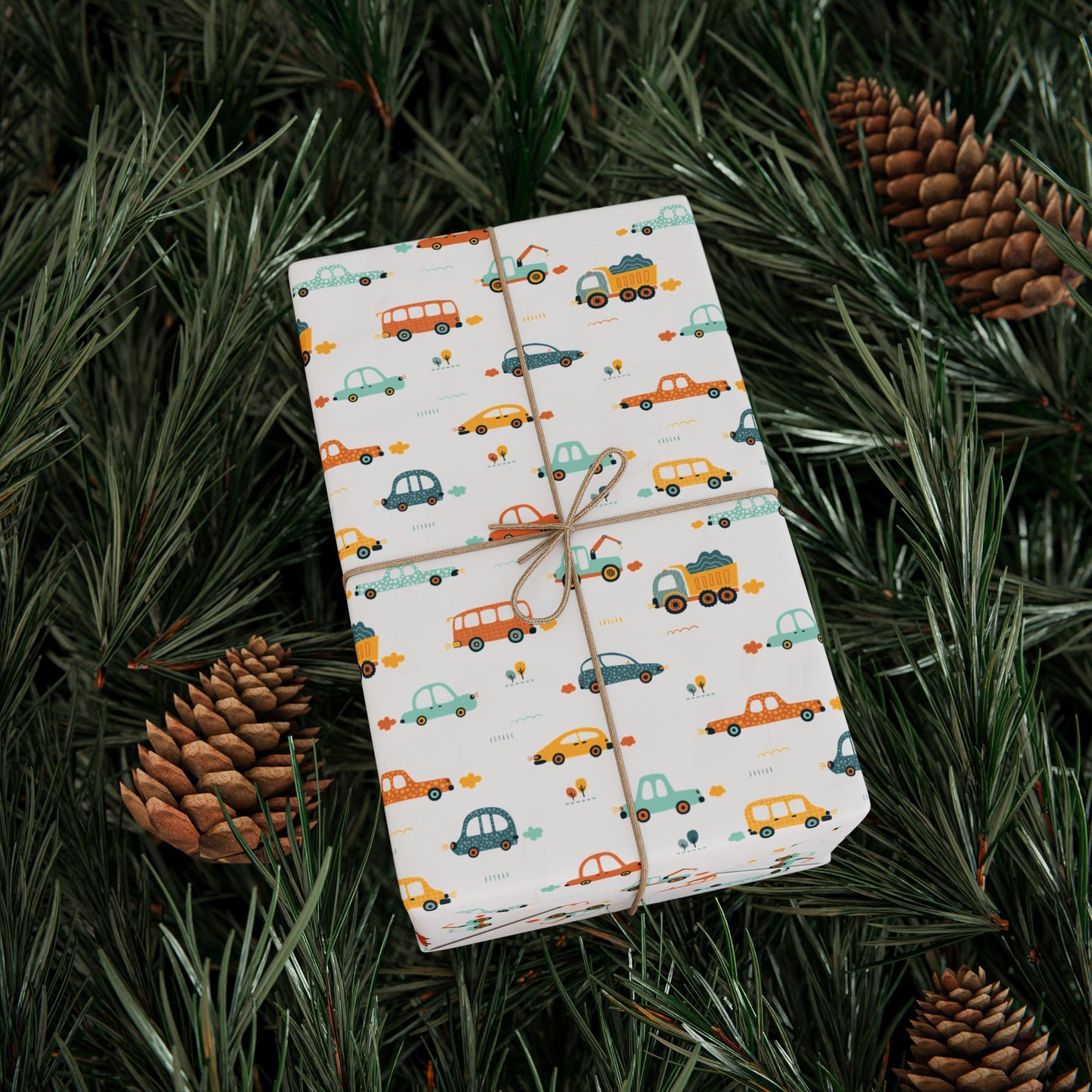 Colorful Cars - Wrapping Paper