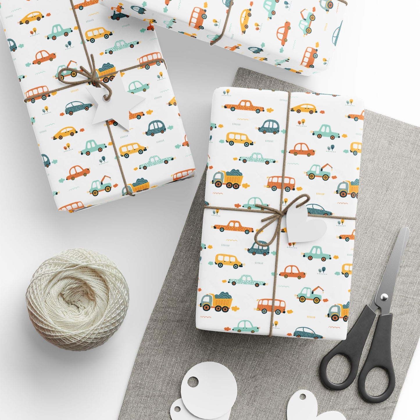 Colorful Cars - Wrapping Paper