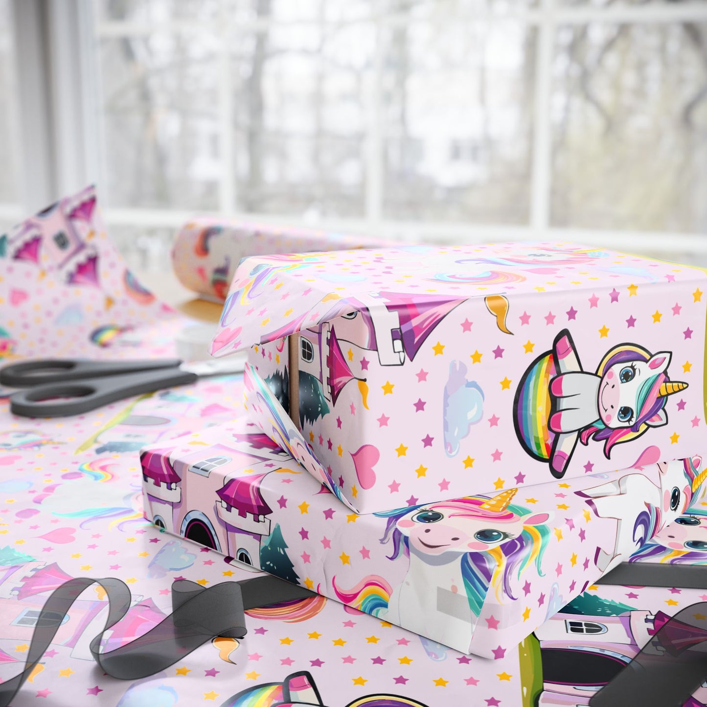 Whimsical Unicorn - Wrapping Paper