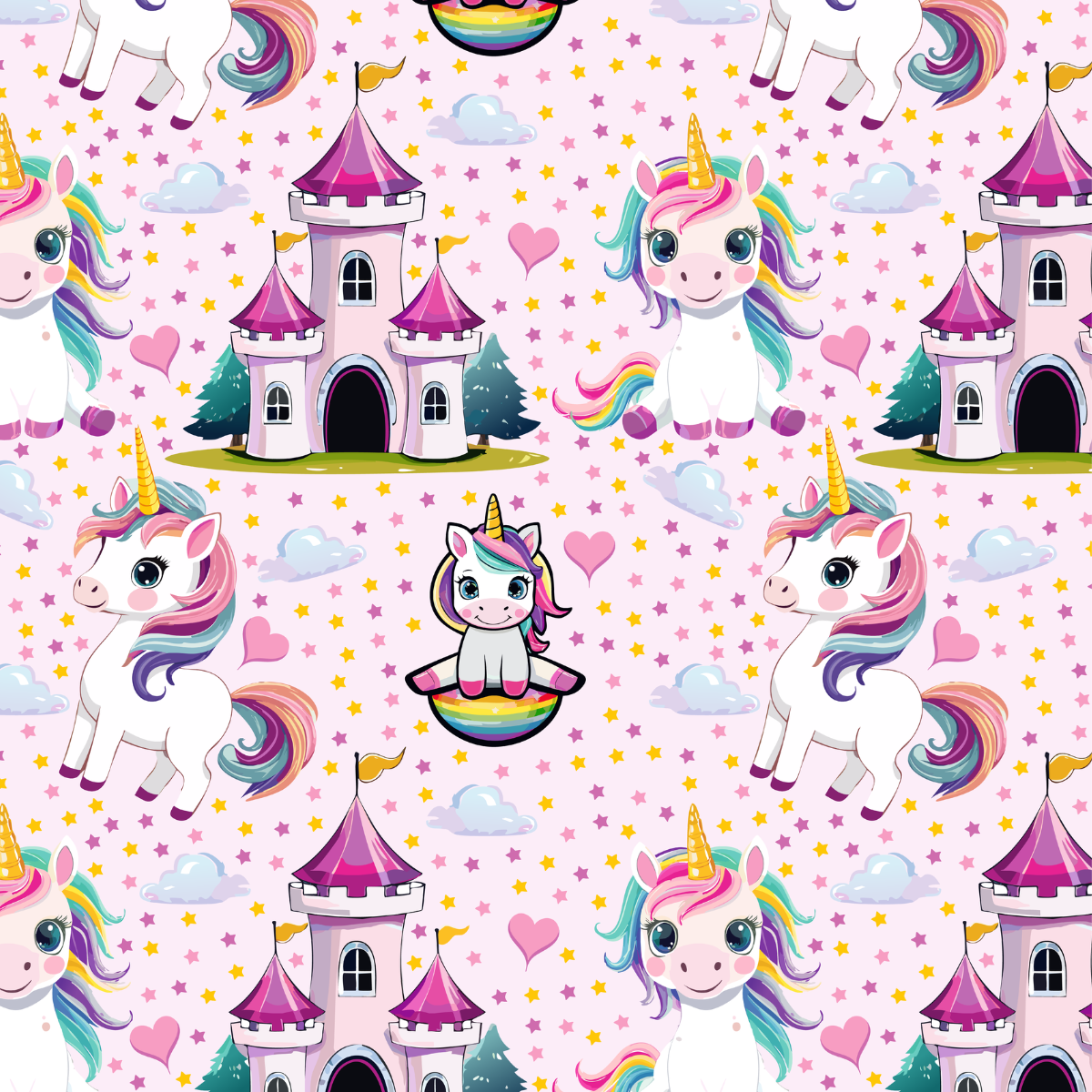 Whimsical Unicorn - Wrapping Paper