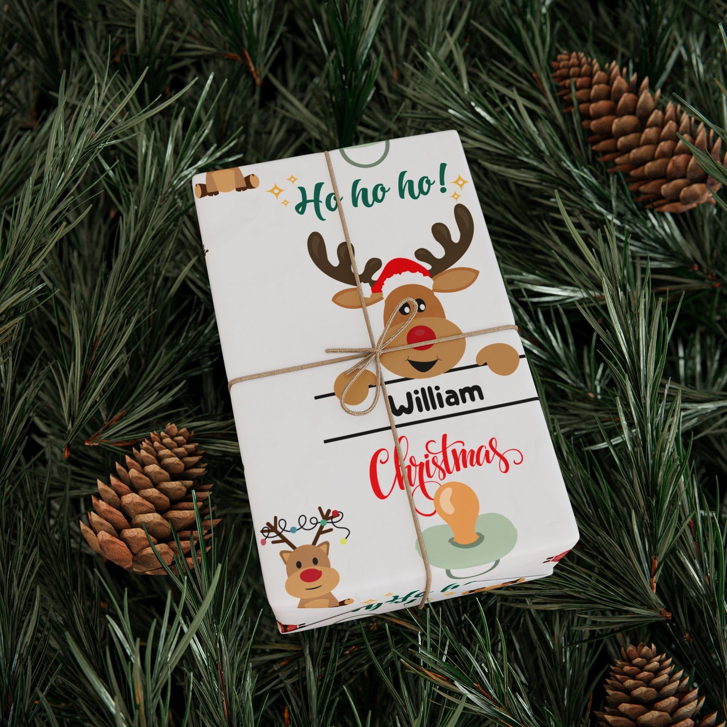 Custom Name Christmas Fun - Wrapping Paper