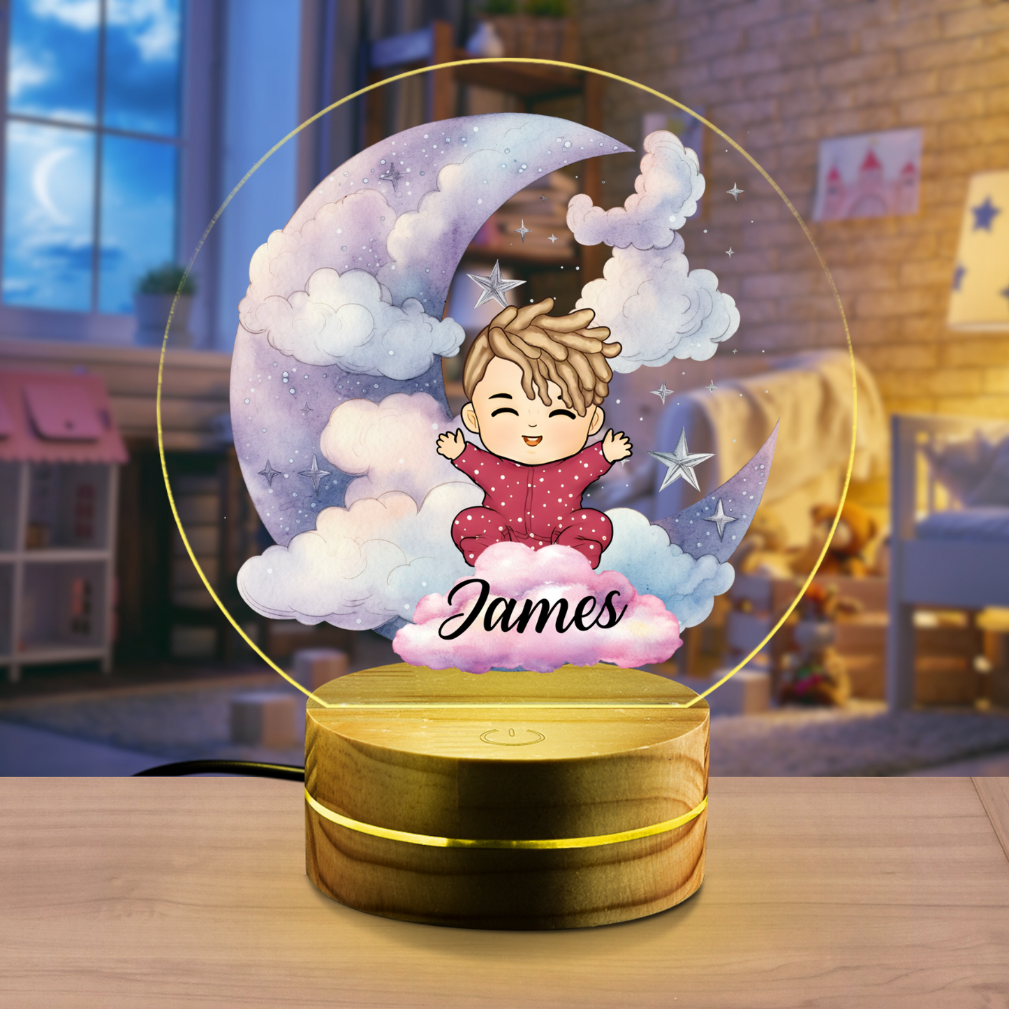 Moonlight Baby - Personalized Night Lamp