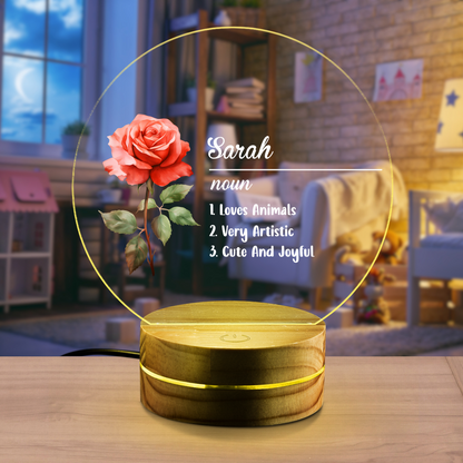 My Flower - Personalized Night Lamp