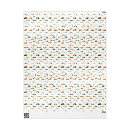 Colorful Cars - Wrapping Paper