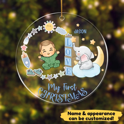 My First Christmas - Personalized Acrylic Ornament