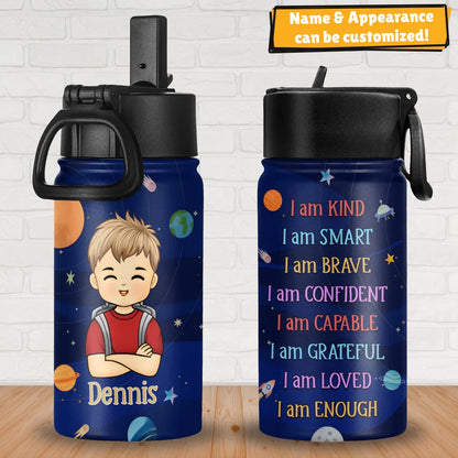 Space - Personalized KId Water Bottle (12oz)