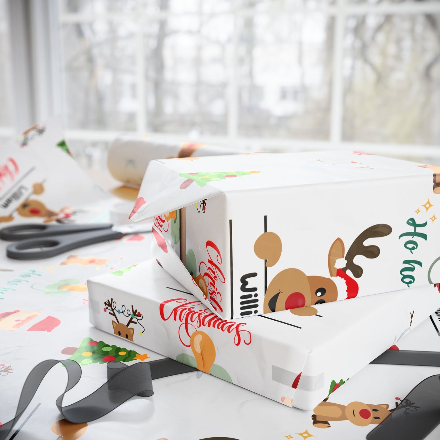 Custom Name Christmas Fun - Wrapping Paper
