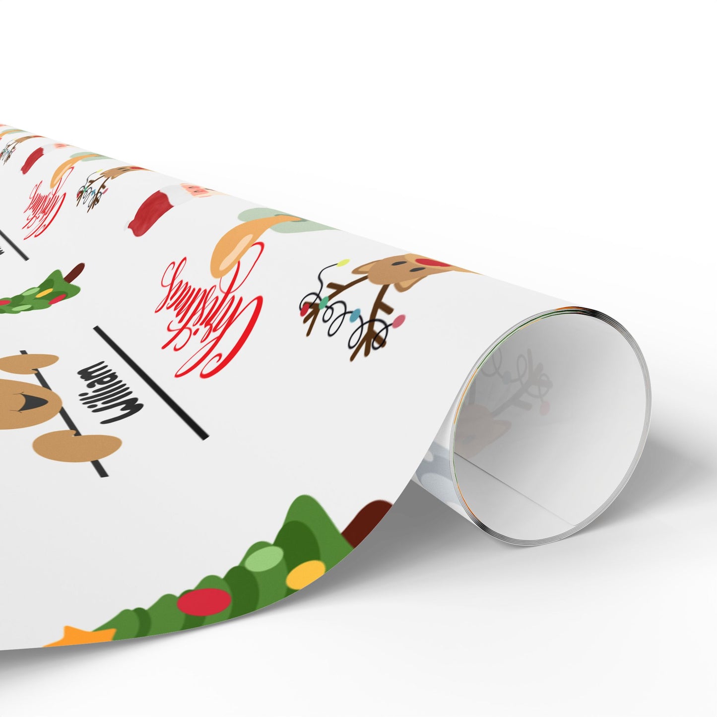 Custom Name Christmas Fun - Wrapping Paper