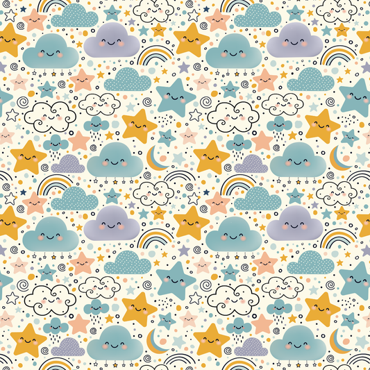 Kawaii Sky - Wrapping Paper