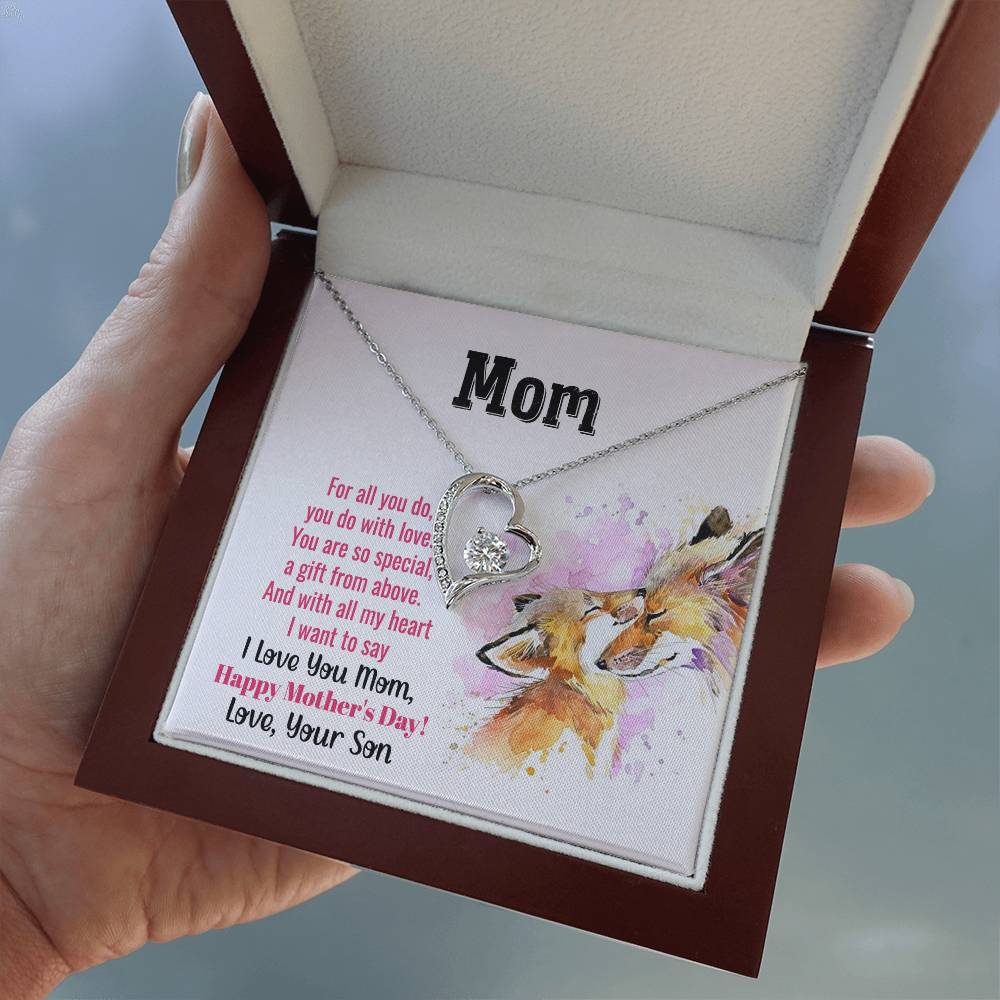 Necklace - A Gift From Above - Forever Love Necklace - Cosmarion