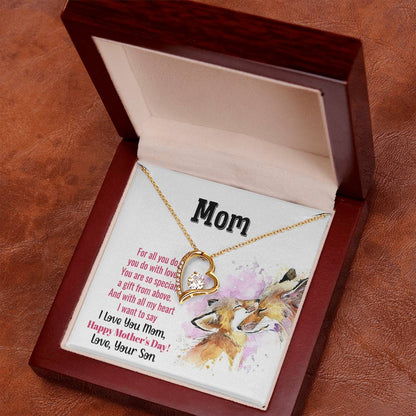 Necklace - A Gift From Above - Forever Love Necklace - Cosmarion