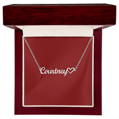 Personalized Heart Name Necklace