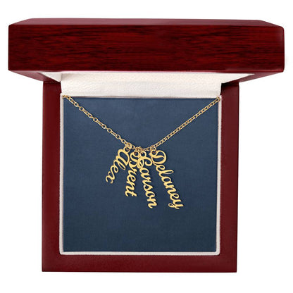 Personalized Vertical Name Necklace