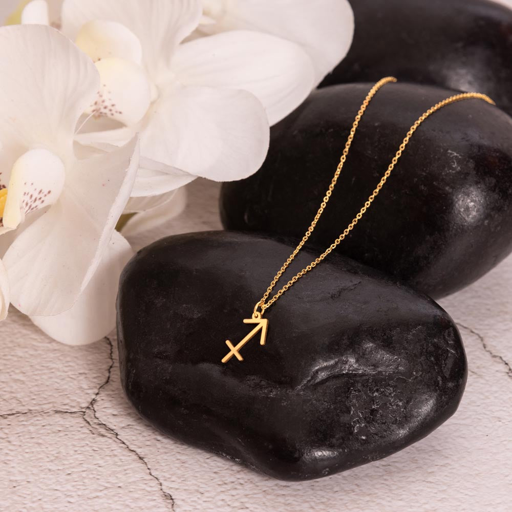 Happy Birthday Sagittarius - Zodiac Symbol Necklace