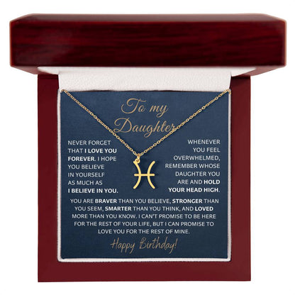 For The Rest Of My Life - Zodiac Necklace