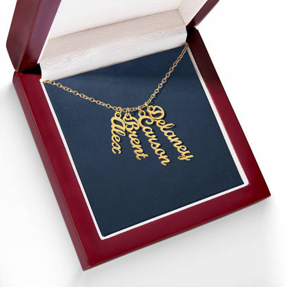 Personalized Vertical Name Necklace